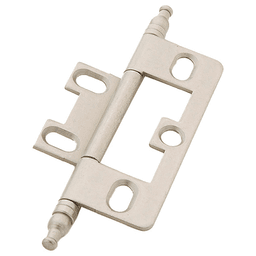 3-5/8" Non-Mortise Ball Tip Hinge, Distressed Nickel Main - Image