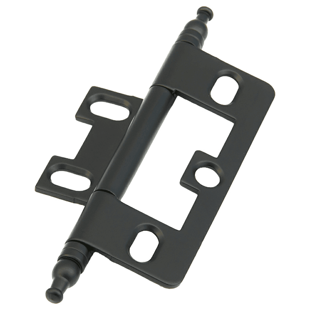 3-5/8" Non-Mortise Ball Tip Hinge, Flat Black Main - Image