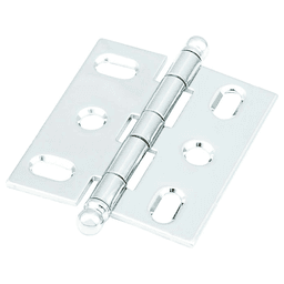 2-5/8" Non-Mortise Ball Tip Hinge, Polished Chrome Main - Image
