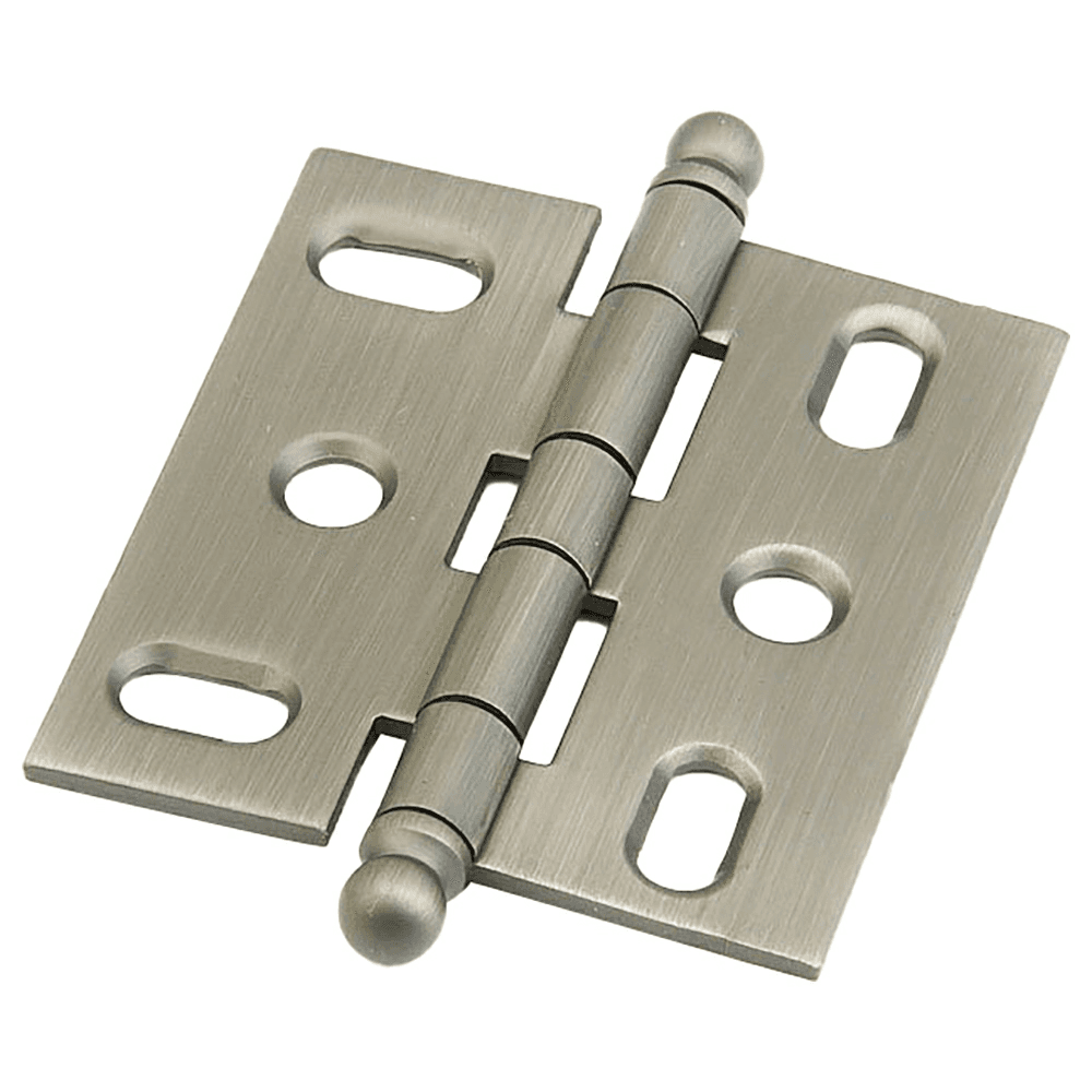 2-5/8" Non-Mortise Ball Tip Hinge, Antique Nickel Main - Image