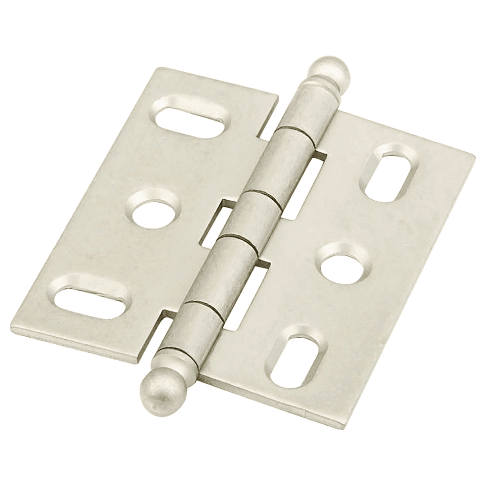 2-5/8" Non-Mortise Ball Tip Hinge, Distressed Nickel Main - Image