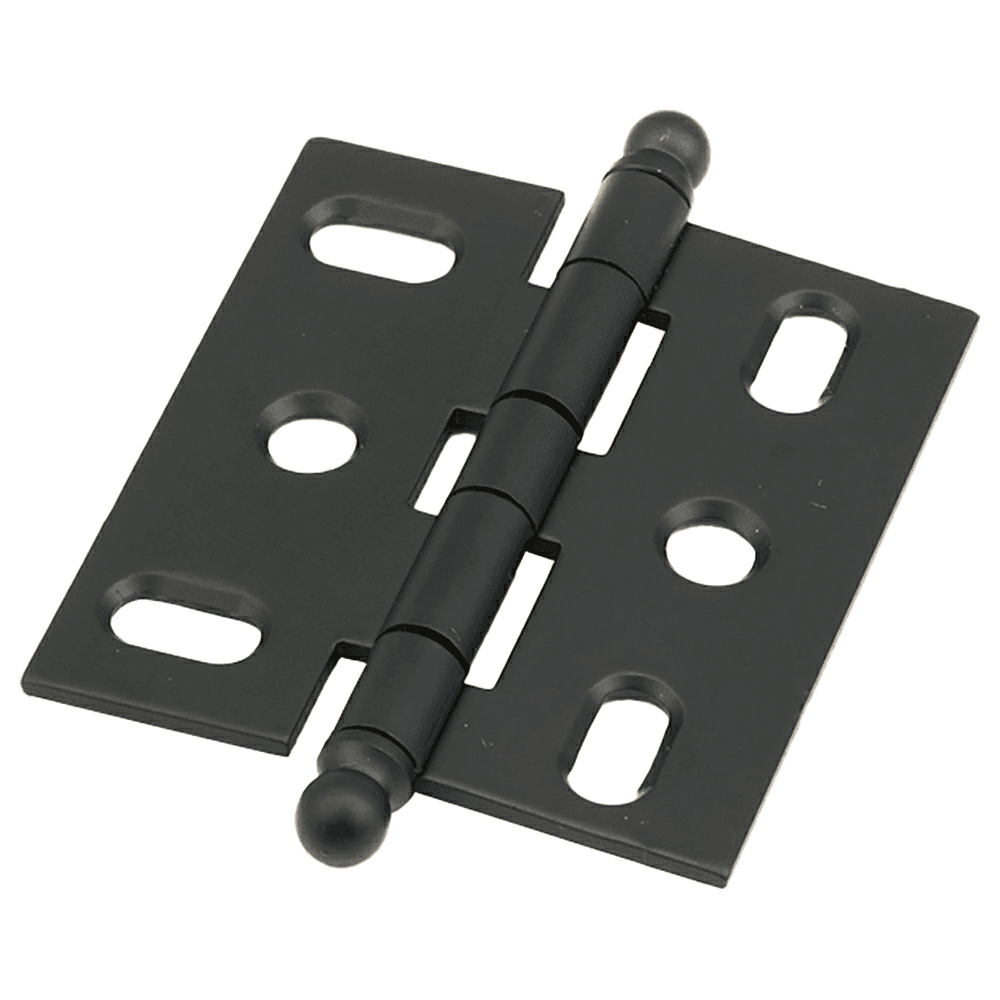 2-5/8" Non-Mortise Ball Tip Hinge, Flat Black Main - Image