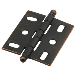 2-5/8" Non-Mortise Ball Tip Hinge, Michelangelo Bronze Main - Image