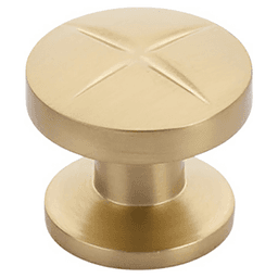 1-3/8" Northport Cabinet Knob, Signature Satin Brass Main - Image