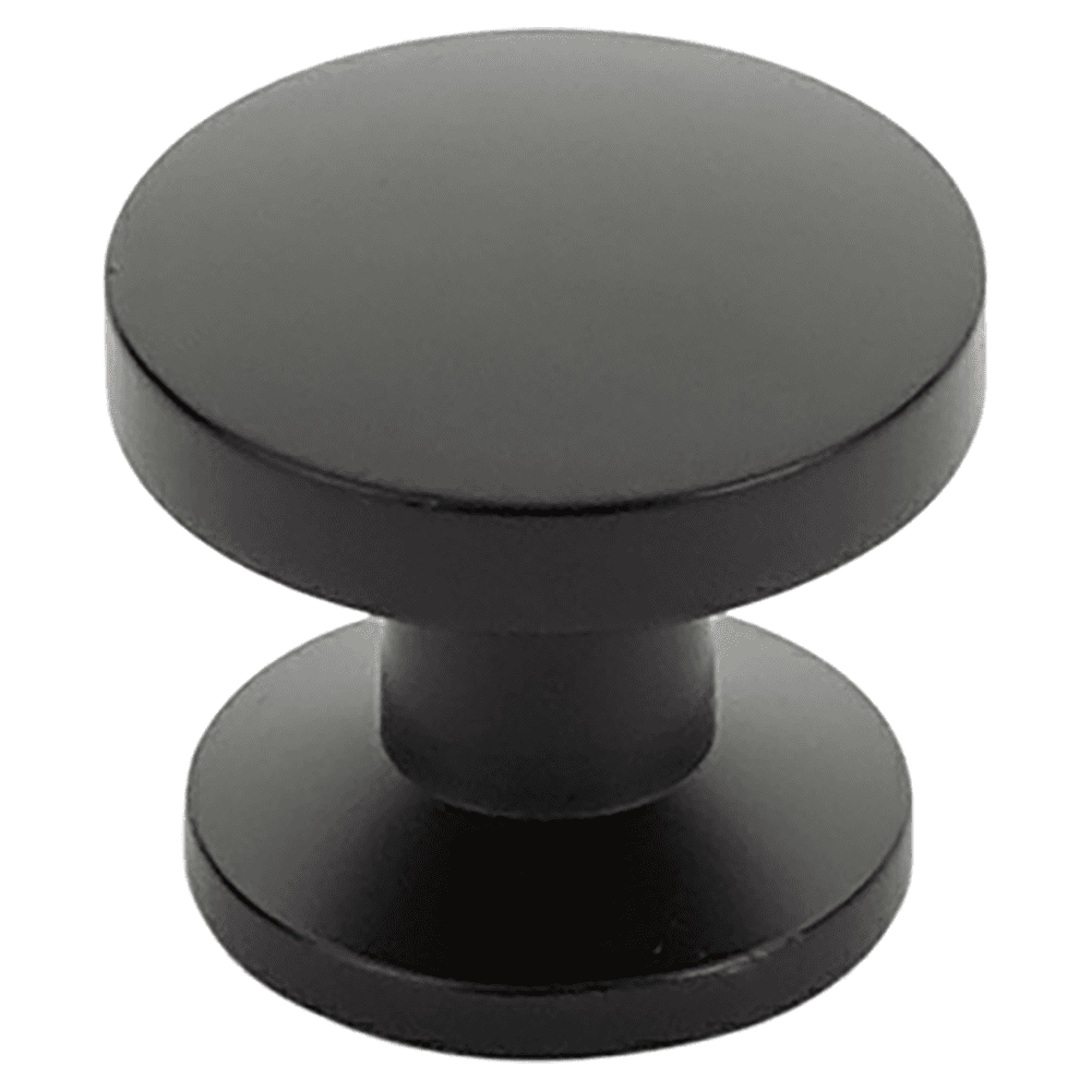 1-3/8" Northport Round Cabinet Knob, Matte Black Main - Image