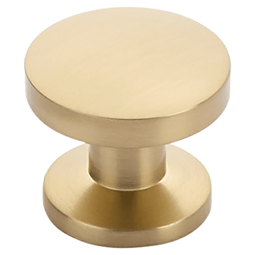 1-3/8" Northport Round Cabinet Knob, Signature Satin Brass Main - Image