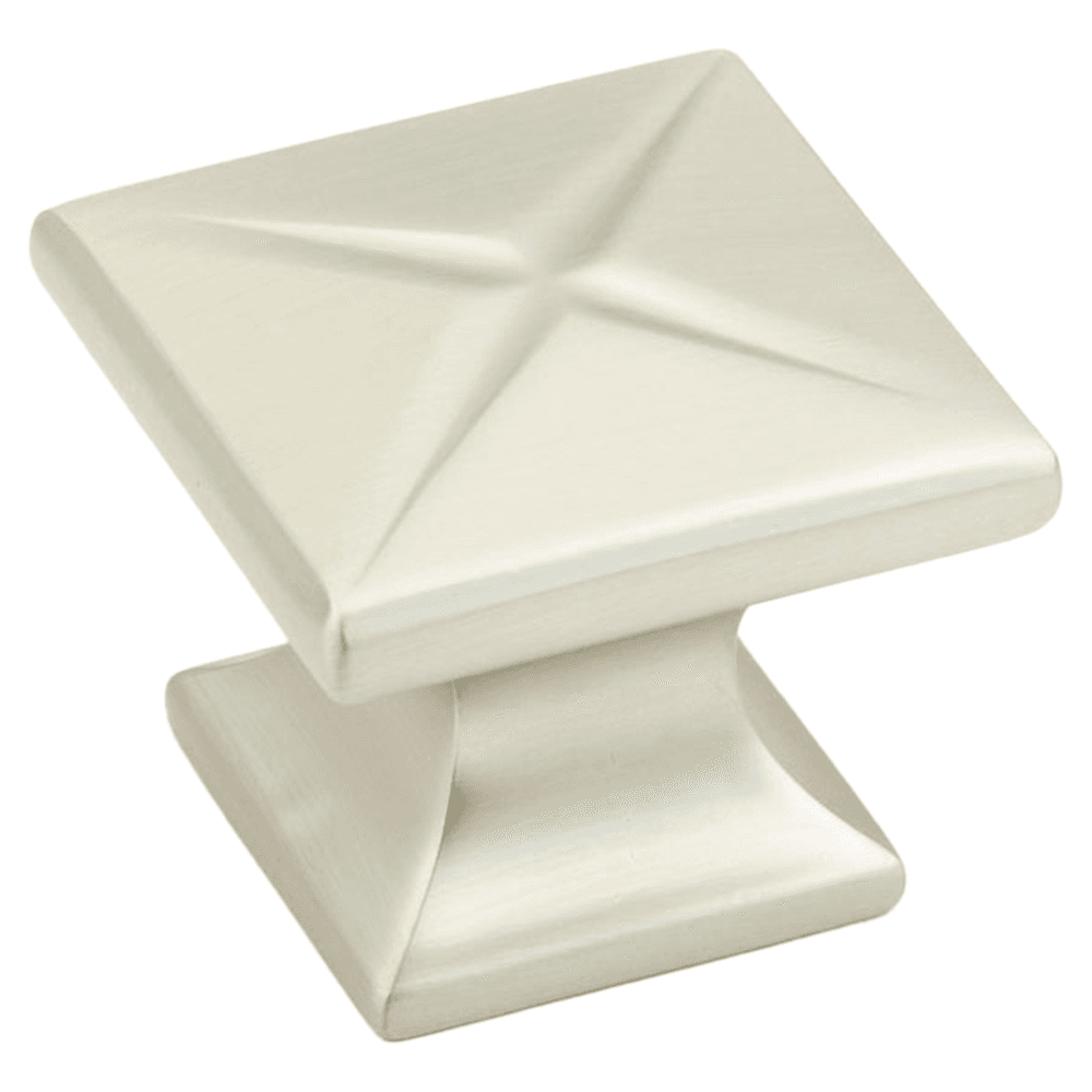 1-3/8" Northport Transitional Square Cabinet Knob, Satin Nickel Main - Image