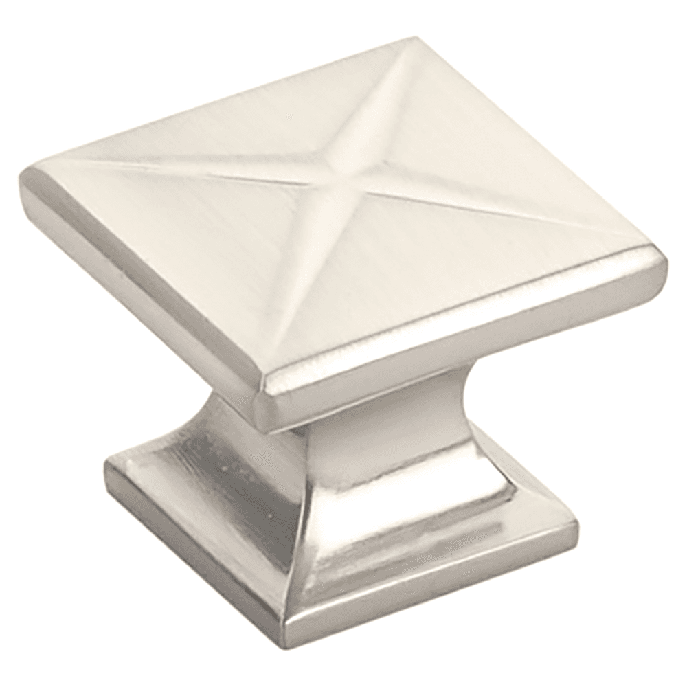 1-3/8" Northport Transitional Square Cabinet Knob, Brushed Nickel Main - Image
