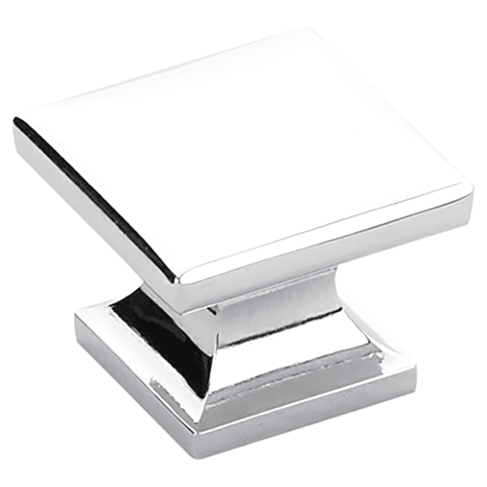 1-3/8" Northport Square Cabinet Knob, Polished Chrome Main - Image
