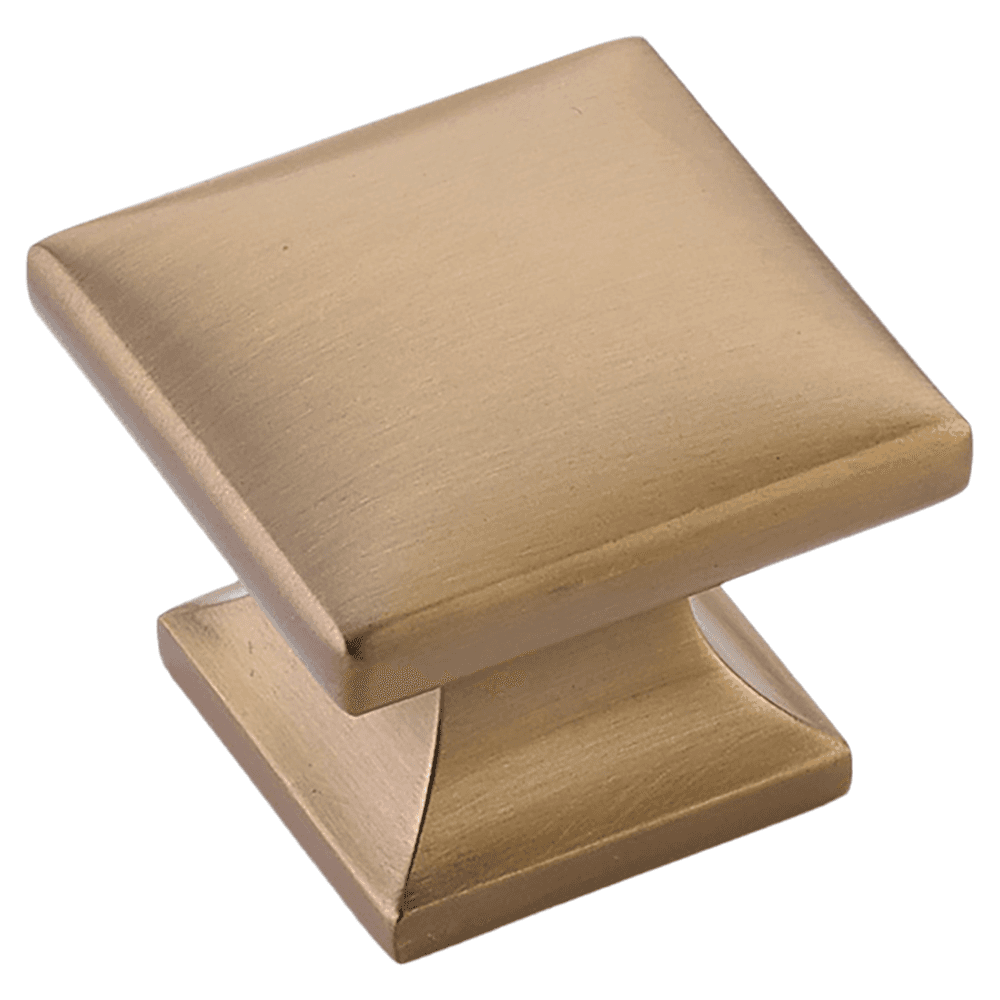 1-3/8" Northport Square Cabinet Knob, Brushed Bronze Main - Image