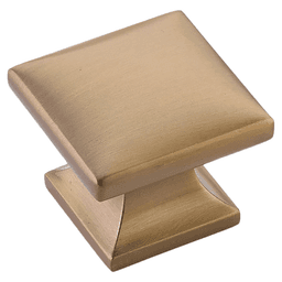 1-3/8" Northport Square Cabinet Knob, Brushed Bronze Main - Image