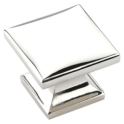 1-3/8" Northport Square Cabinet Knob, Polished Nickel Main - Image