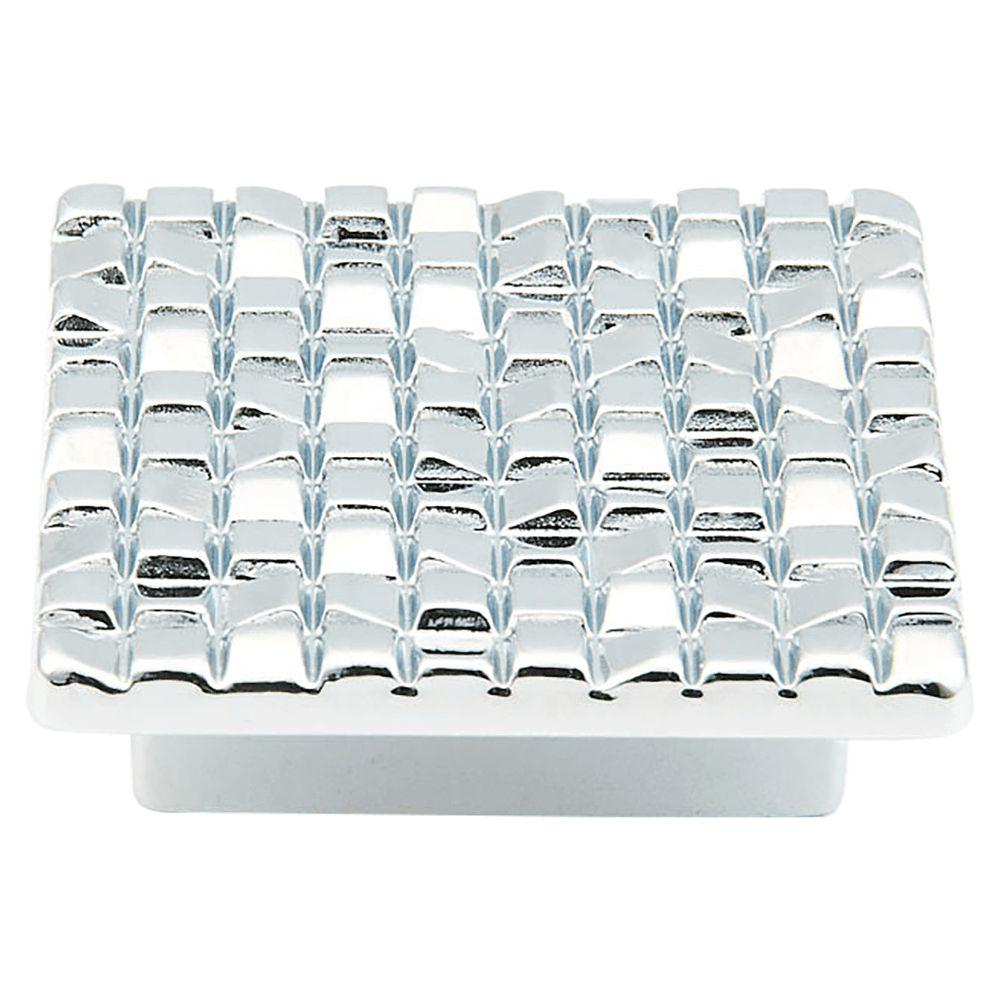 1-7/8" Mosaic Square Cabinet Knob, Polished Chrome Main - Image
