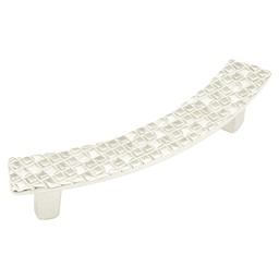 3-3/4" Mosaic Cabinet Pull, Satin Nickel Main - Image