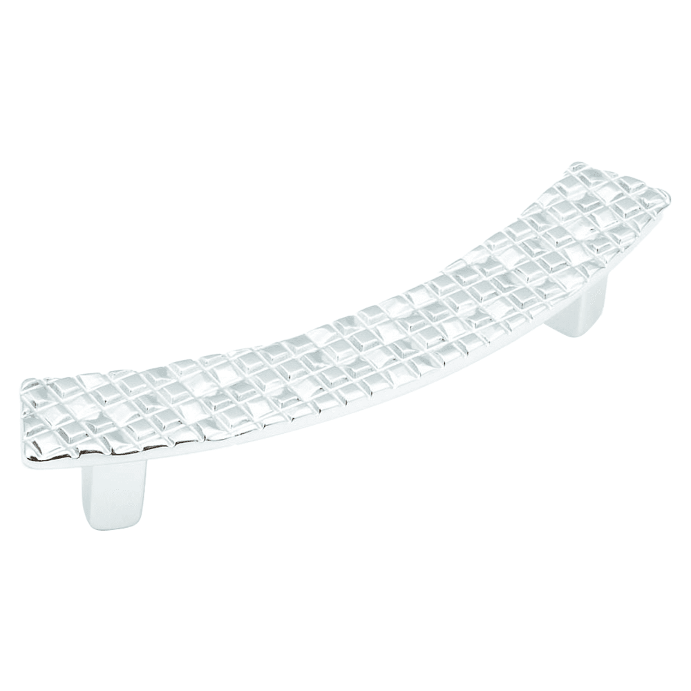 3-3/4" Mosaic Cabinet Pull, Polished Chrome Main - Image