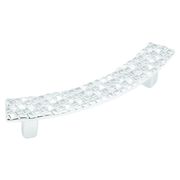 3-3/4" Mosaic Cabinet Pull, Polished Chrome Main - Image