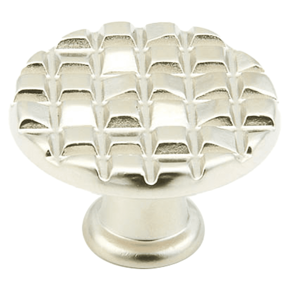 1-1/8" Mosaic Small Round Cabinet Knob, Satin Nickel Main - Image