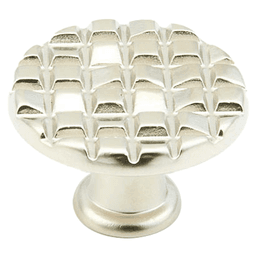 1-1/8" Mosaic Small Round Cabinet Knob, Satin Nickel Main - Image