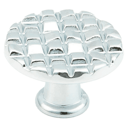 1-1/8" Mosaic Small Round Cabinet Knob, Polished Chrome Main - Image