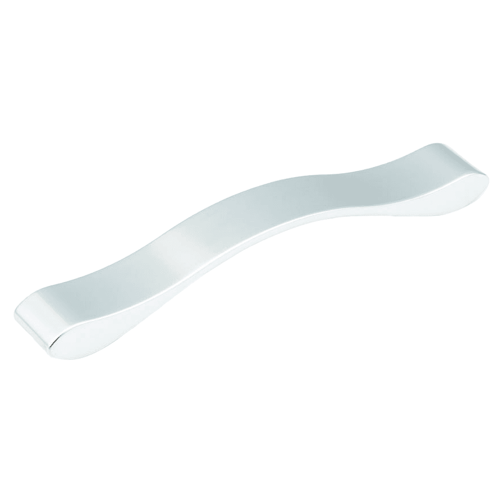 6-5/16" Wave Cabinet Pull, Matte Chrome Main - Image