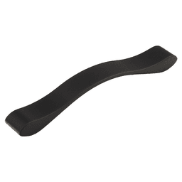 6-5/16" Wave Cabinet Pull, Matte Black Main - Image