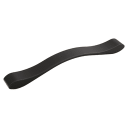 7-9/16" Wave Cabinet Pull, Matte Black Main - Image