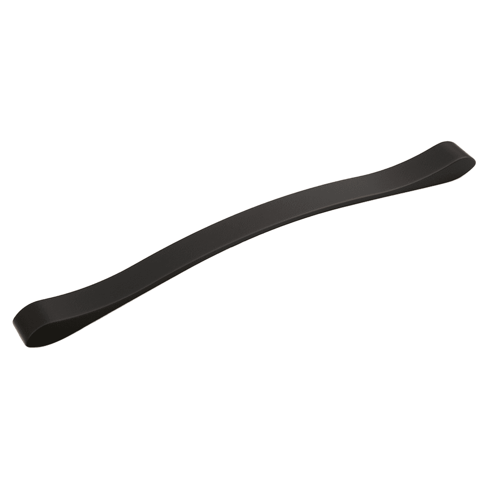12-5/8" Wave Cabinet Pull, Matte Black Main - Image