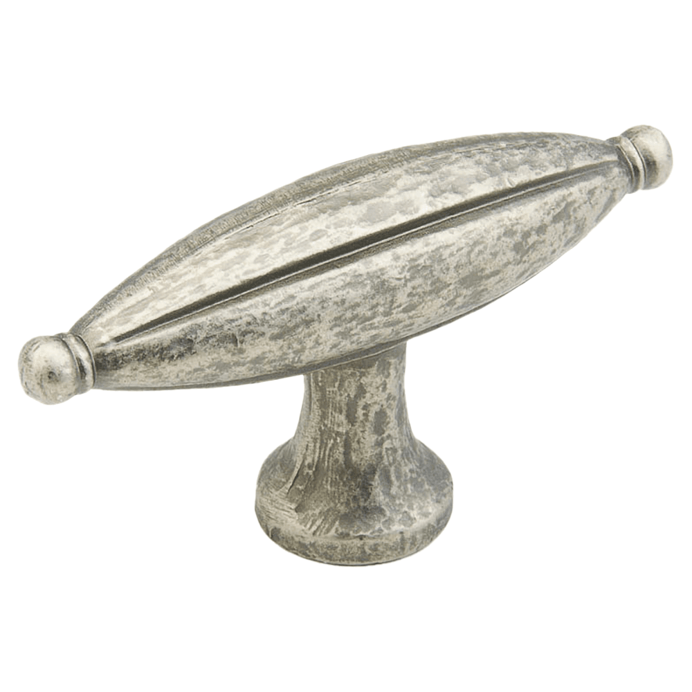 2-7/8" Siena Large Oval Cabinet Knob, Vibra Nickel Main - Image