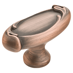 1-7/8" French Farm Oval Cabinet Knob, Empire Bronze Main - Image
