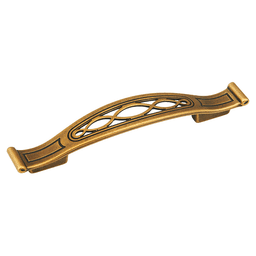3-3/4" x 5-1/16" Firenza Cabinet Pull, Light Firenza Bronze Main - Image