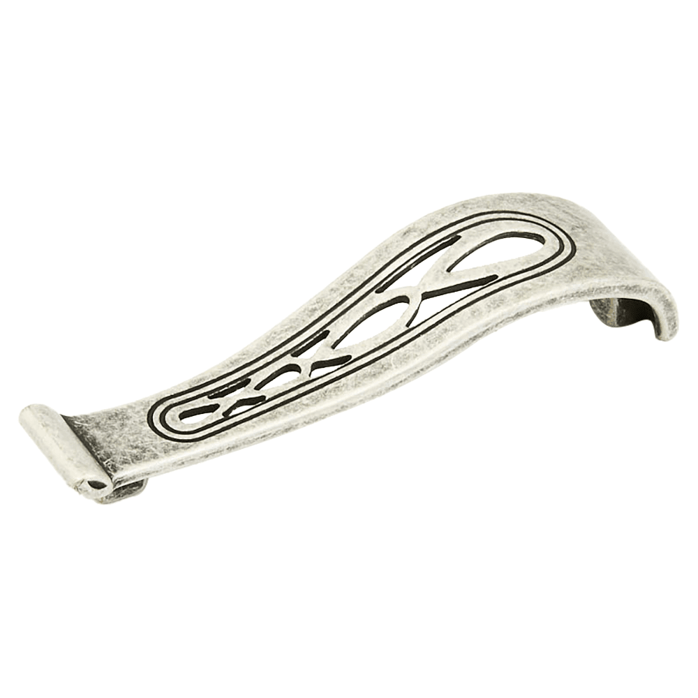 3-3/4" Firenza Cabinet Pull, Firenza Silver Main - Image