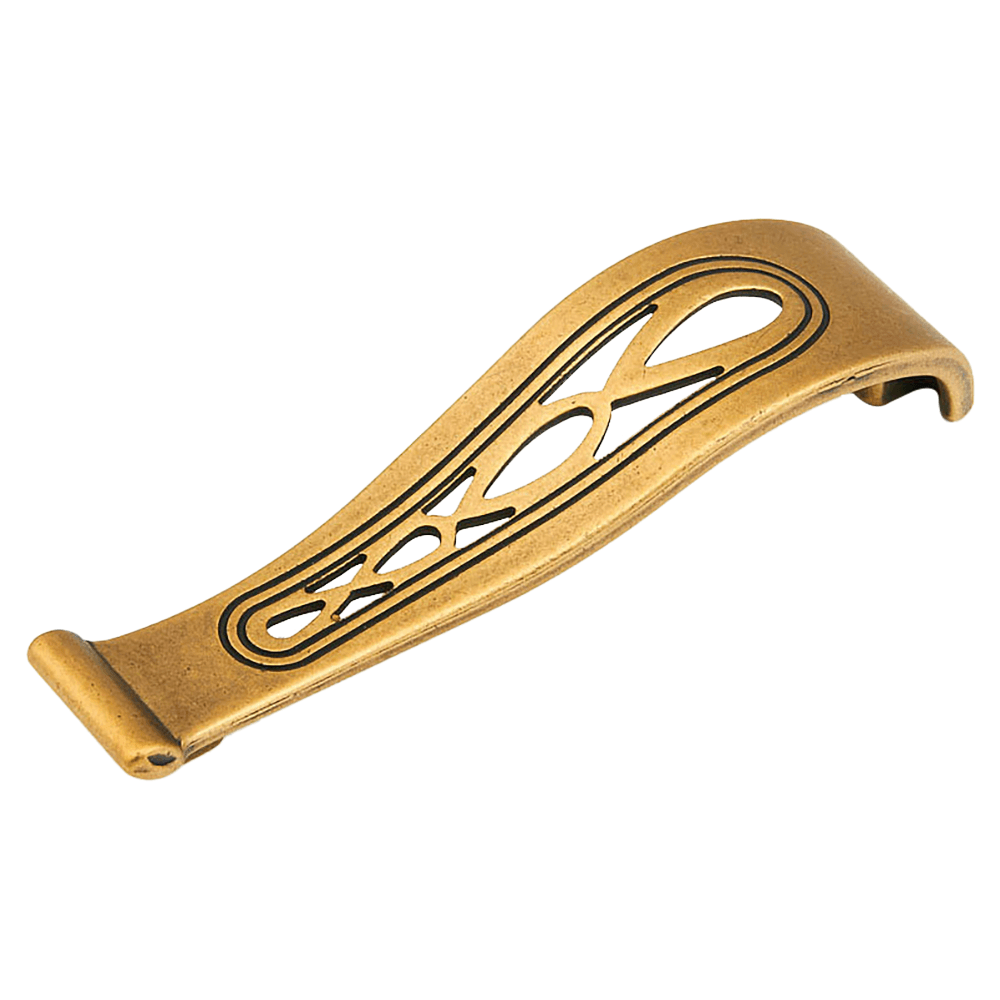 3-3/4" Firenza Cabinet Pull, Light Firenza Bronze Main - Image