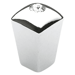 1/2" Skyevale Contemporary Cabinet Knob, Polished Chrome Main - Image