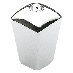 1/2" Skyevale Contemporary Cabinet Knob, Polished Chrome Main - Image