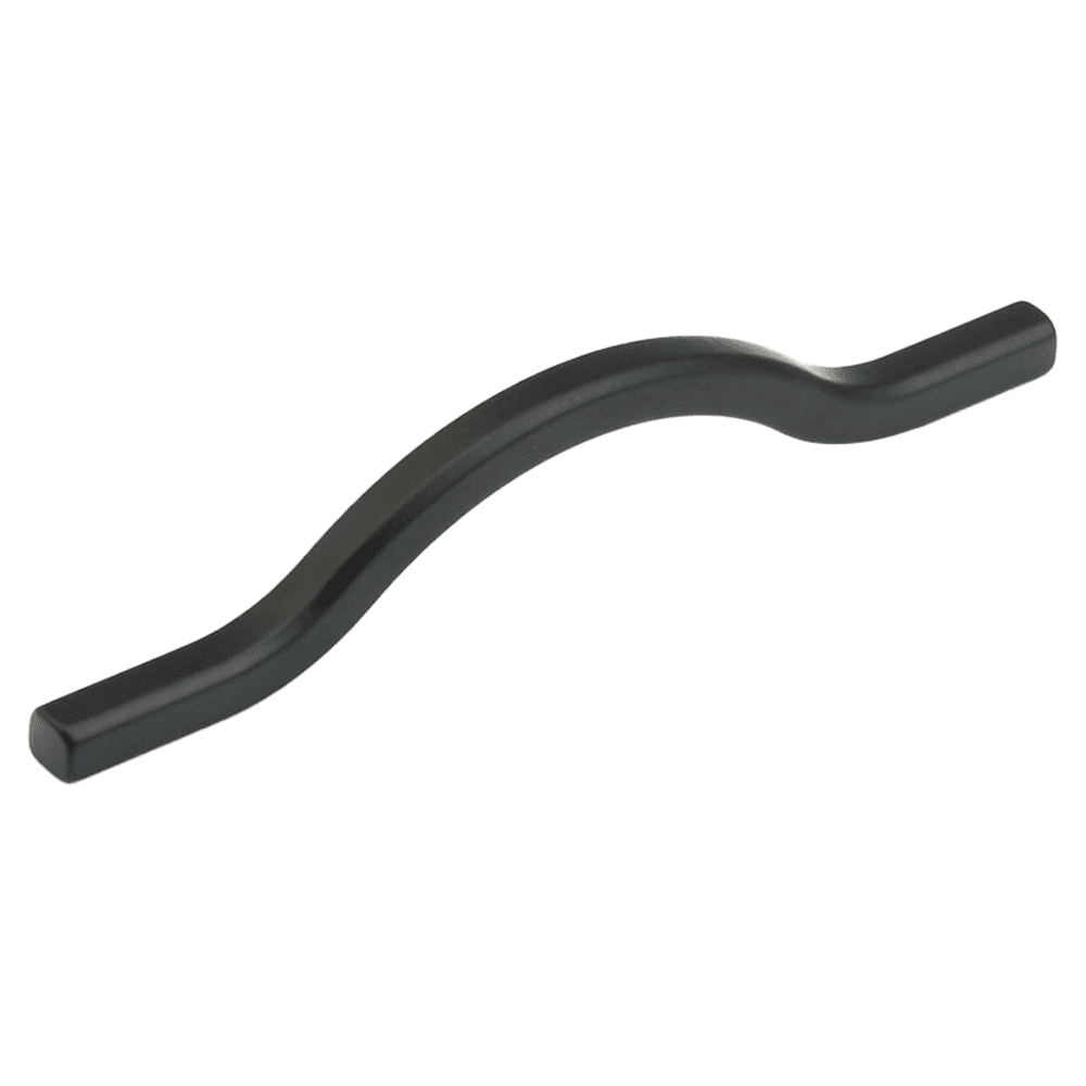 3-3/4" x 5-1/16" Sorrento Contemporary Cabinet Pull, Matte Black Main - Image
