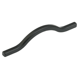 3-3/4" x 5-1/16" Sorrento Contemporary Cabinet Pull, Matte Black Main - Image
