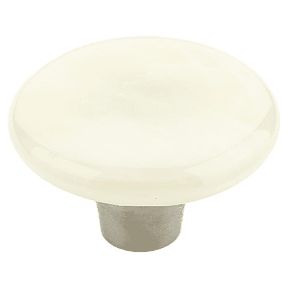1-1/2" Ice Round Cabinet Knob, Ivory Silk Main - Image