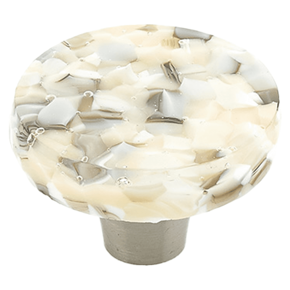 1-1/2" Ice Round Cabinet Knob, Sable Pebbles Main - Image