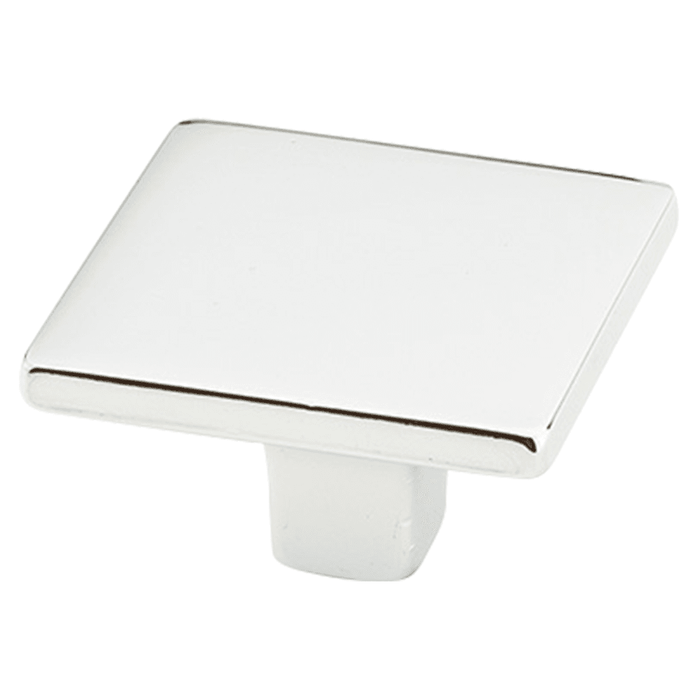 1-3/8" Armadio Square Cabinet Knob, Polished Chrome Main - Image