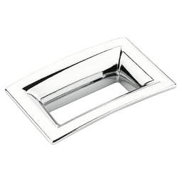 64mm Finestrino Contemporary Cabinet Pull, Polished Chrome Main - Image