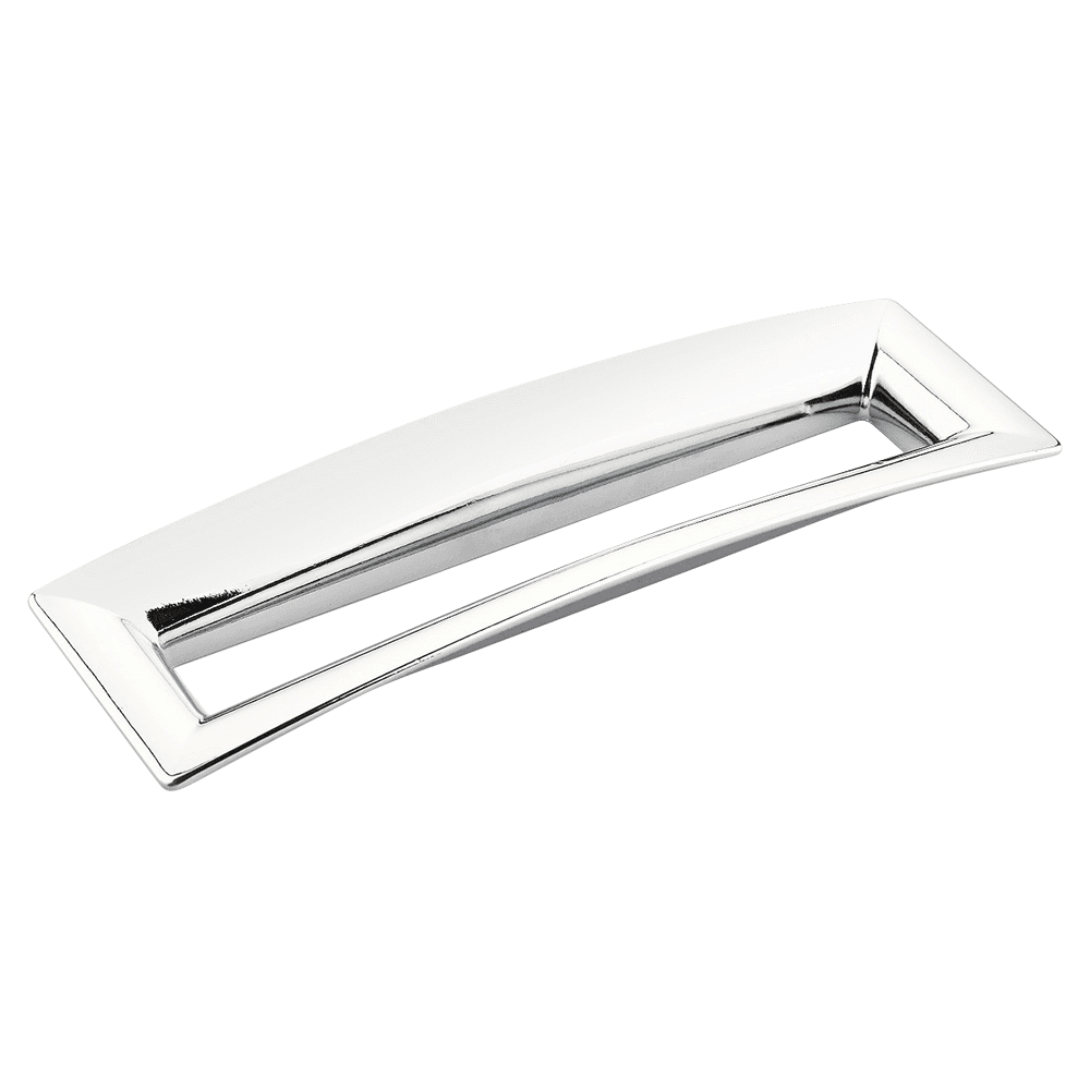 6-5/16" Finestrino Contemporary Cabinet Pull, Polished Chrome Main - Image