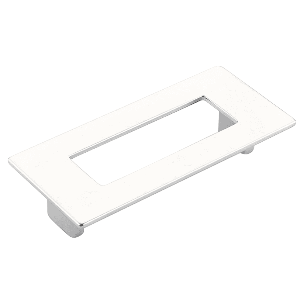 3-3/4" Finestrino Cabinet Pull, Matte Chrome Main - Image