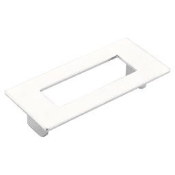 3-3/4" Finestrino Cabinet Pull, Matte Chrome Main - Image