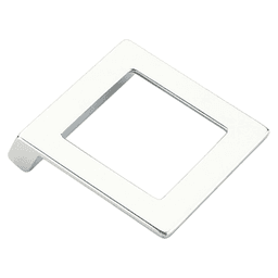 32mm Finestrino Cabinet Pull, Matte Chrome Main - Image