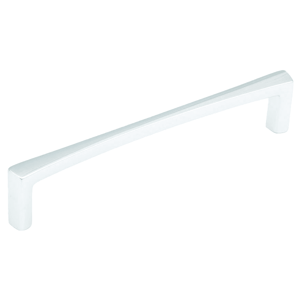 6" Italian Contemporary Cabinet Handle Pull, Polished Chrome Main - Image