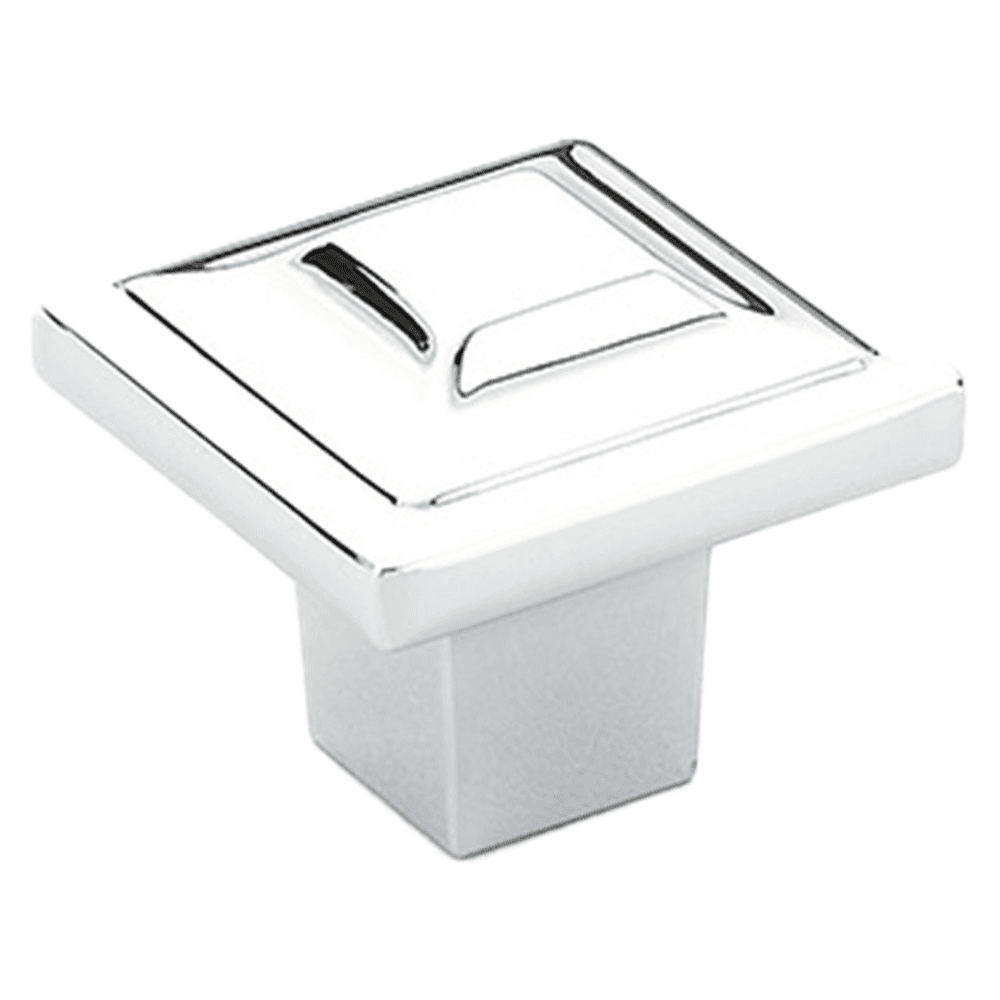 1-1/4" Menlo Park Square Cabinet Knob, Polished Chrome Main - Image