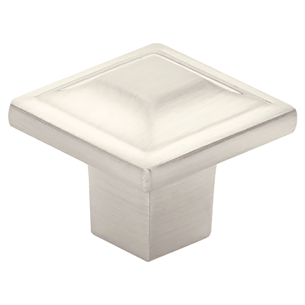 1-1/4" Menlo Park Square Cabinet Knob, Brushed Nickel Main - Image