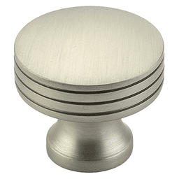 1-1/4" Menlo Park Round Cabinet Knob, Satin Nickel Main - Image