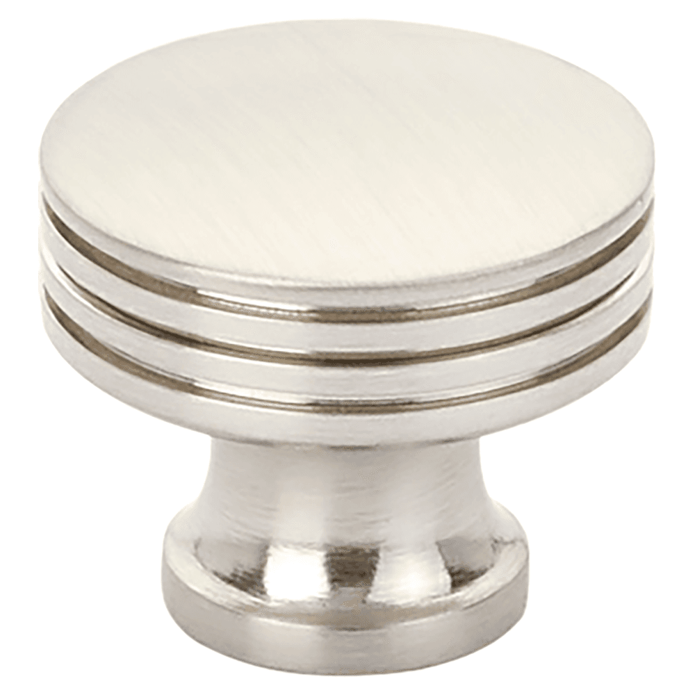 1-1/4" Menlo Park Round Cabinet Knob, Brushed Nickel Main - Image