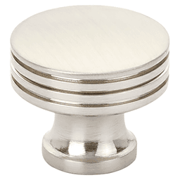 1-1/4" Menlo Park Round Cabinet Knob, Brushed Nickel Main - Image
